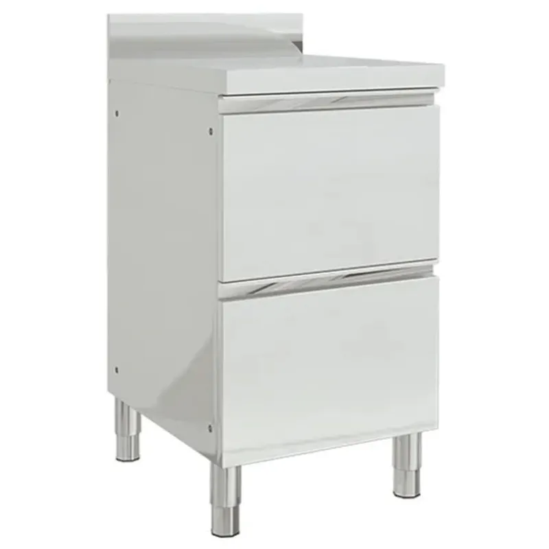 Gewerbe-Küchenschrank mit 2 Schubladen 50x60x96 cm