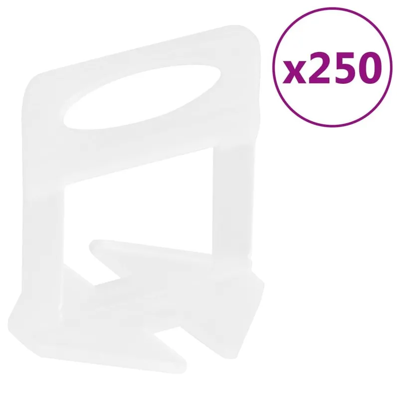 Fliesen-Nivellierclips 250 Stk. 1 mm