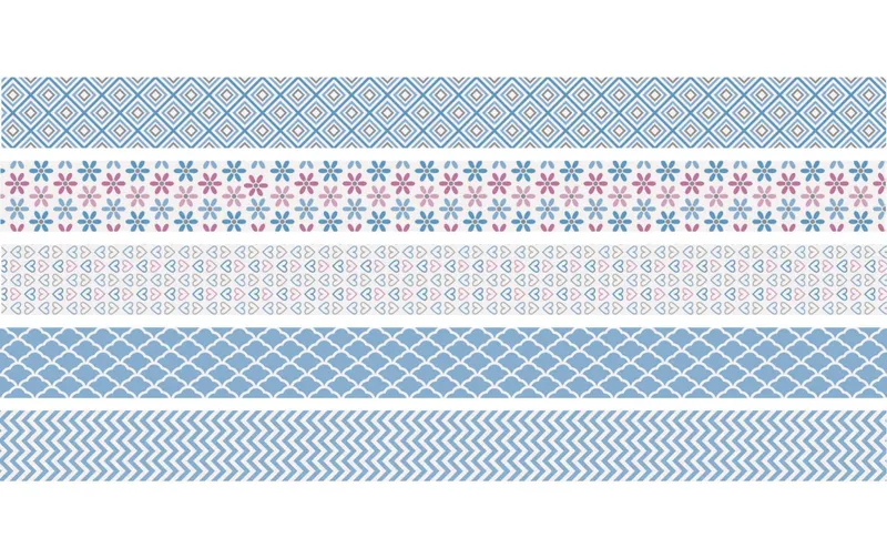 Heyda Washi Tape Pastell Mini Hellblau