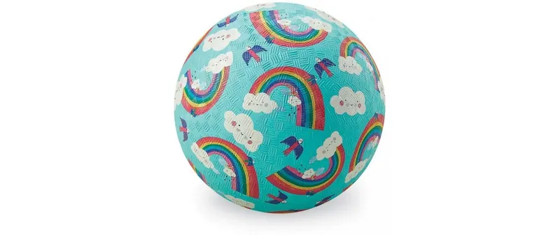 Crocodile Creek Spielball Regenbogen Träume naturelkautschuk bleu 13 cm