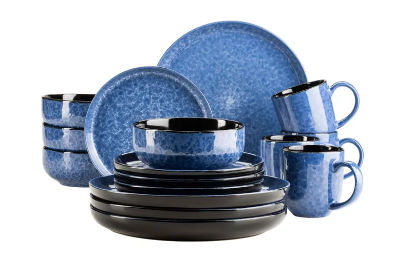 Mäser Speise-Service Filippa 16-teilig, bleu