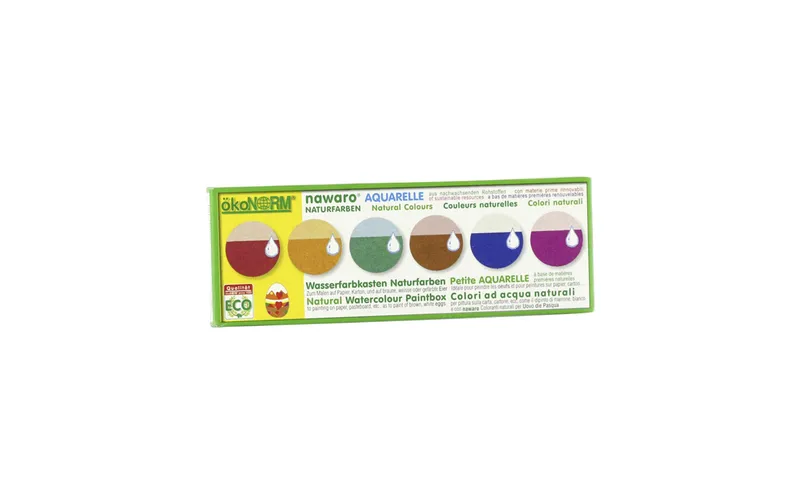 Basteln Eierfarben Malkasten Öko 12 pezzi, multicolore