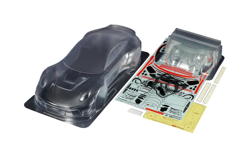Tamiya Karosserie Porsche 911 GT3 R (992) Body Parts Set 1:10