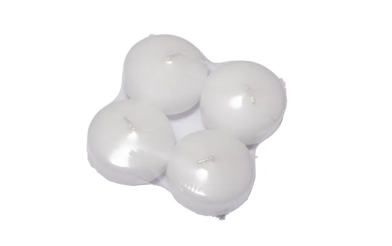 Herzog Kerzen AG Schwimmkerze Linsen Ø 5 cm, white