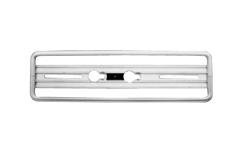 Quick-fix Kennzeichenhalter Silber, 30 × 8 cm