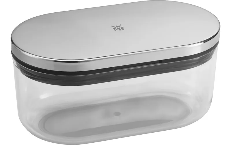 WMF Käsereibe mit Auffangbehälter black/Silber