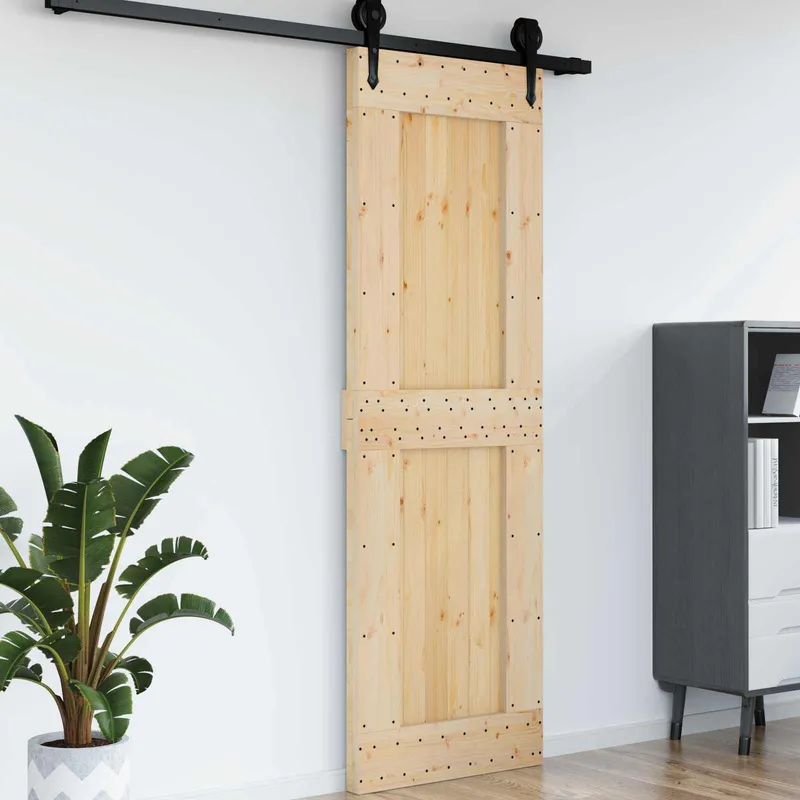 Tür NARVIK 70 x 210 cm Massivkiefer (Unbehandelt) Natur