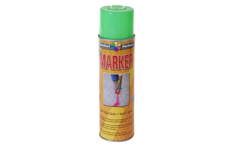Knuchel Markierspray Marker 500 ml verde fluoreszent