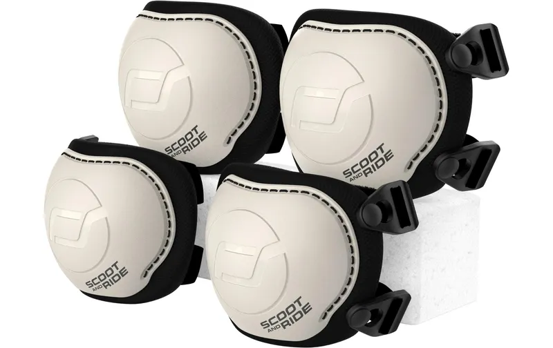 Scoot and Ride Knie- & Ellenbogenschoner Set S Ash