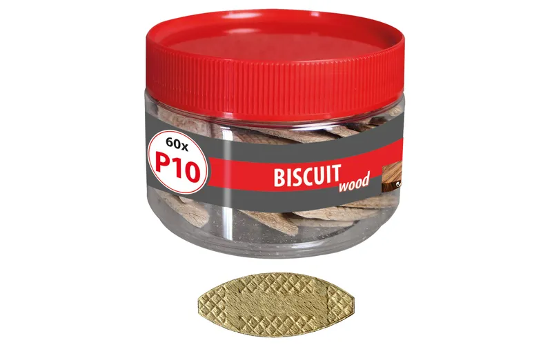 Tox-Dübel Holz Flachdübel Biscuit Wood P10, 60 pezzi