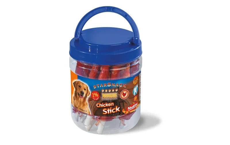 Nobby Kausnack StarSnack Barbecue Chicken Stick Dose, 450 g