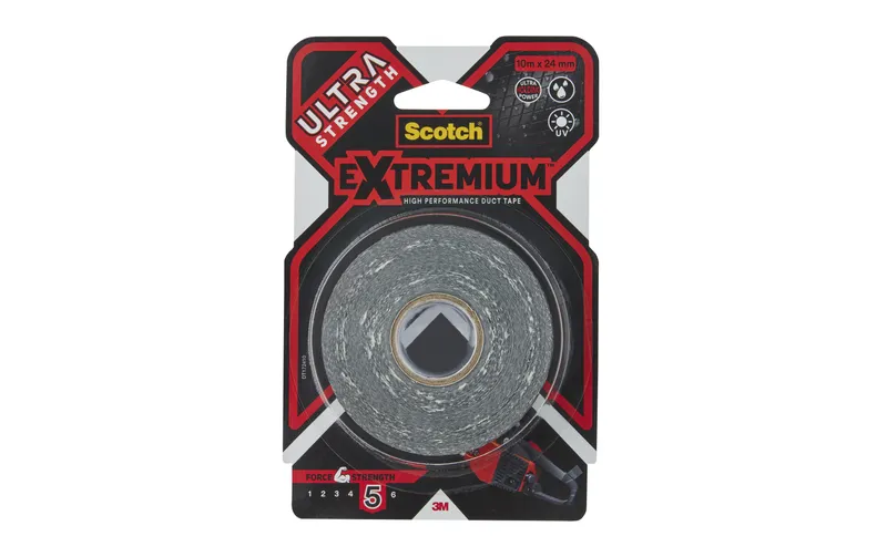 Scotch Gewebeband Scotch Extremium Ultra DT17 24 mm x 10 m, Schwarz