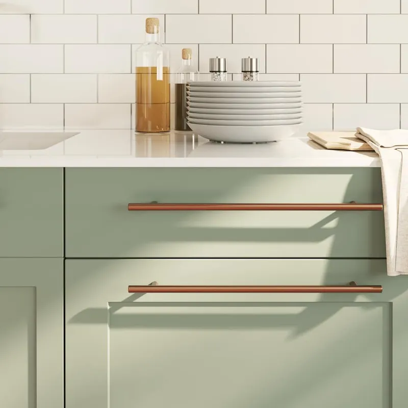 Möbelgriffe 5 Stk. Bronzen 320 mm Edelstahl