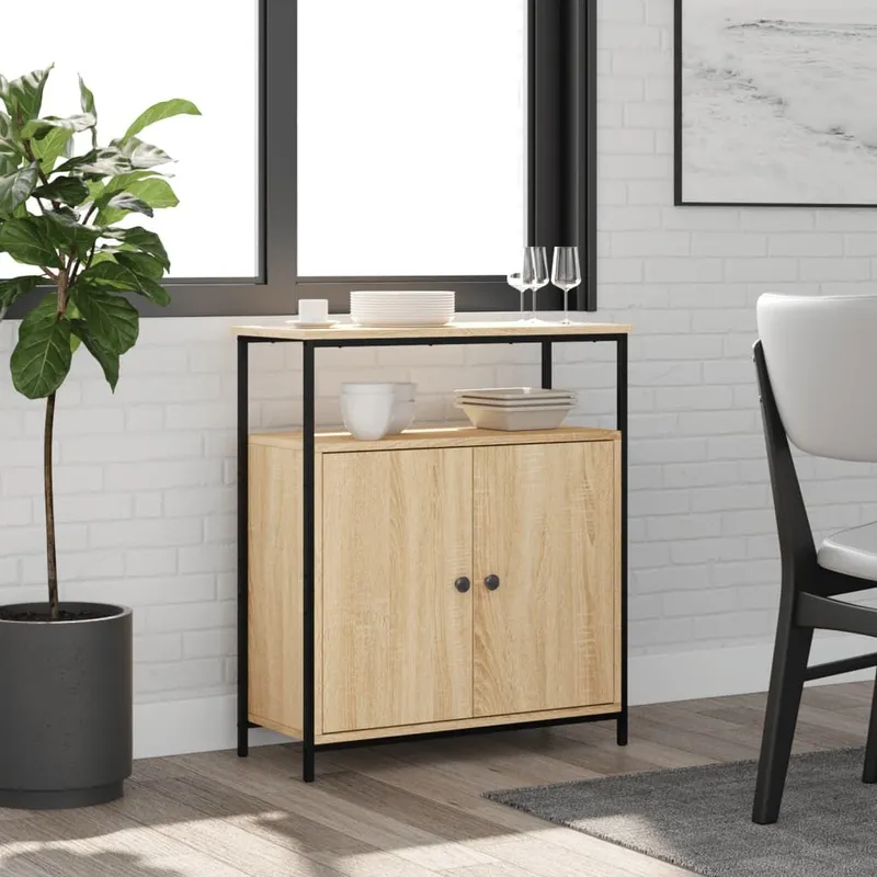 Sideboard Sonoma-Eiche 70 x 30 x 80 cm derivato del legno