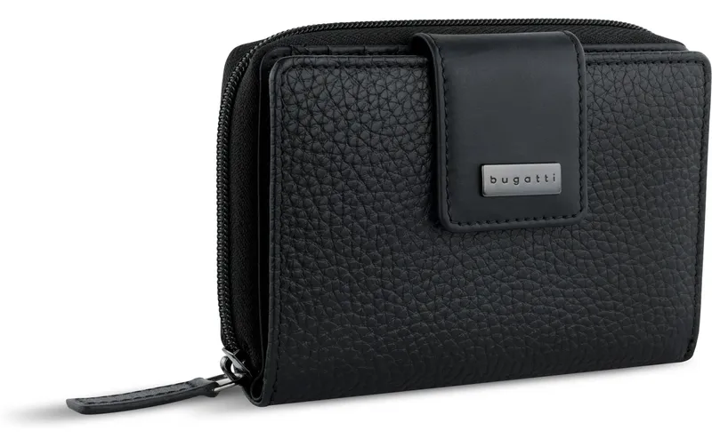 Bugatti Portemonnaie Sina 13.5 cm, Schwarz