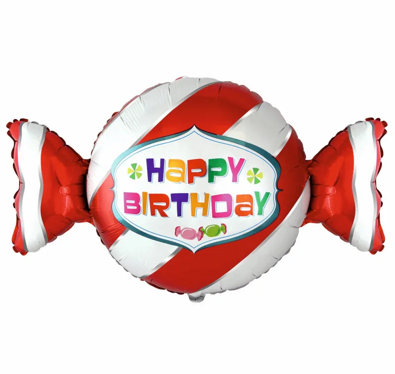 Folienballon Bonbon Happy