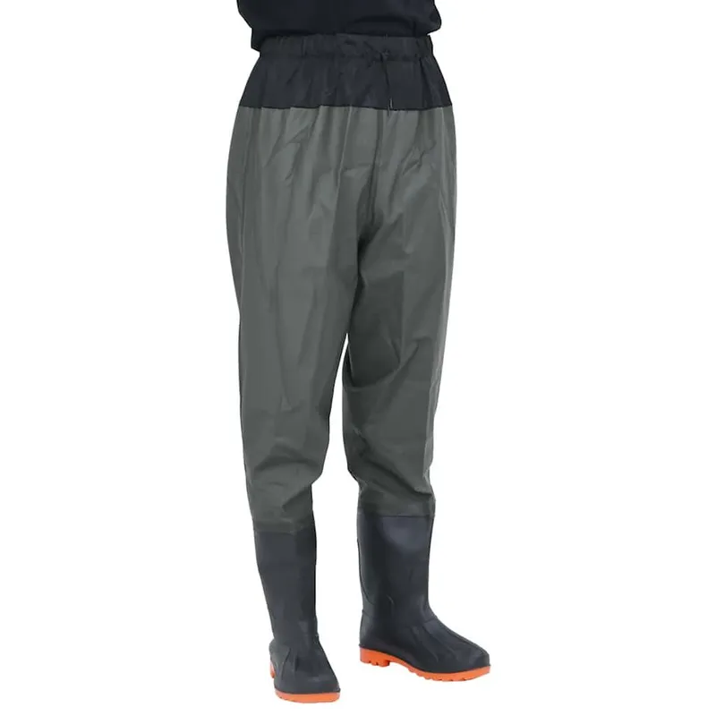Hüftwathose con Stiefeln verde scuro Größe 45