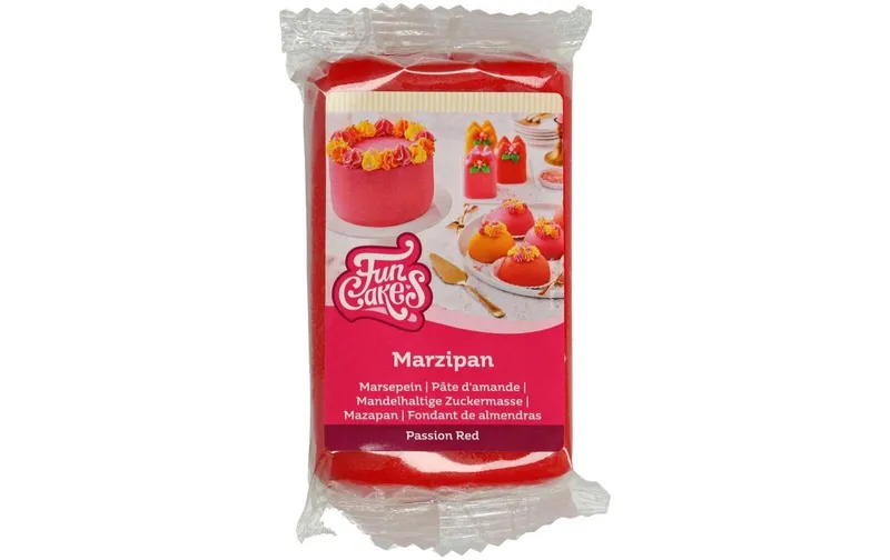 Funcakes Marzipan – rot 250 g