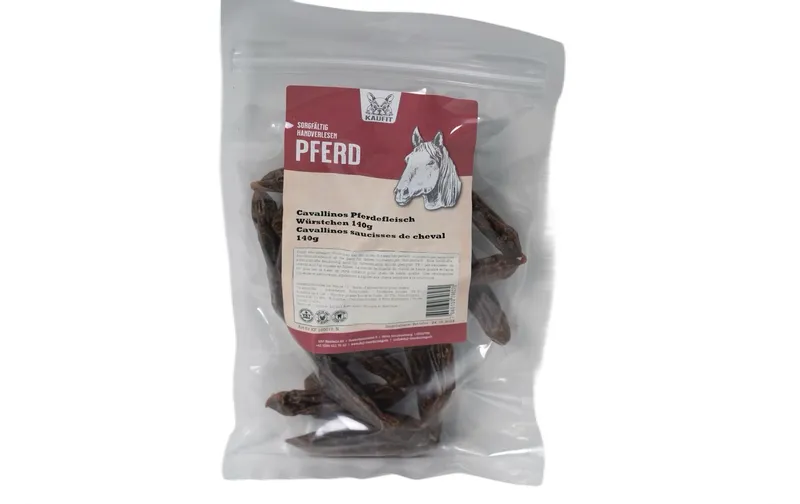 Kaufit Kauartikel Pferdefleisch Würstli 1A , 140 g