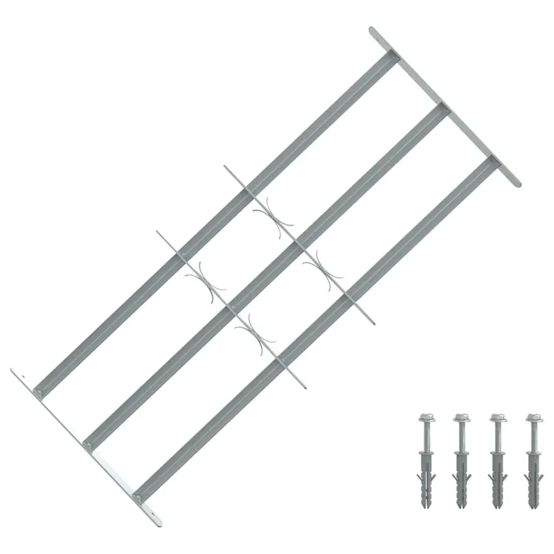 Fenstergitter Verstellbar mit 3 Querstäben 700-1050 mm