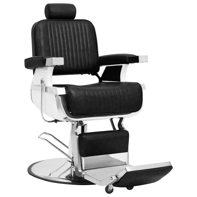 Friseurstuhl Schwarz 68x69x116 cm Kunstleder