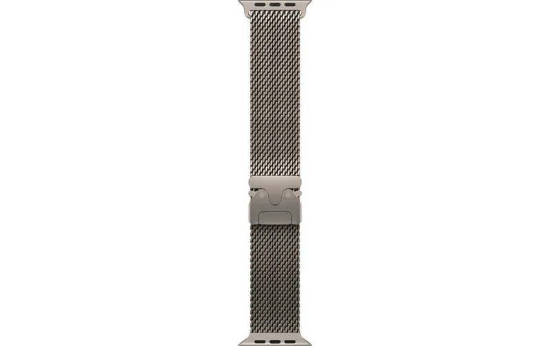 Apple Titanium Milanese Loop 49 mm naturelal Medium