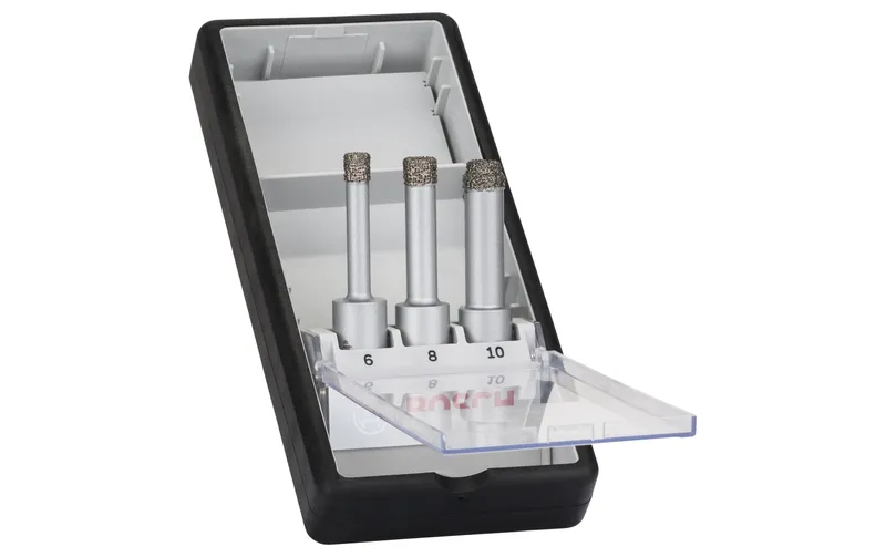 Bosch Professional Diamanttrockenbohrer-Set Easy Dry, 6 / 8 / 10 mm, 3-teilig