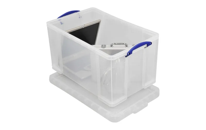 Really Useful Box Kopfhörer & Headset-Halter 84 Liter transparent
