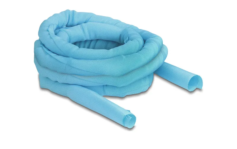 Delock Kabelschlauch selbstschliessend 5 m x 25 mm bleu