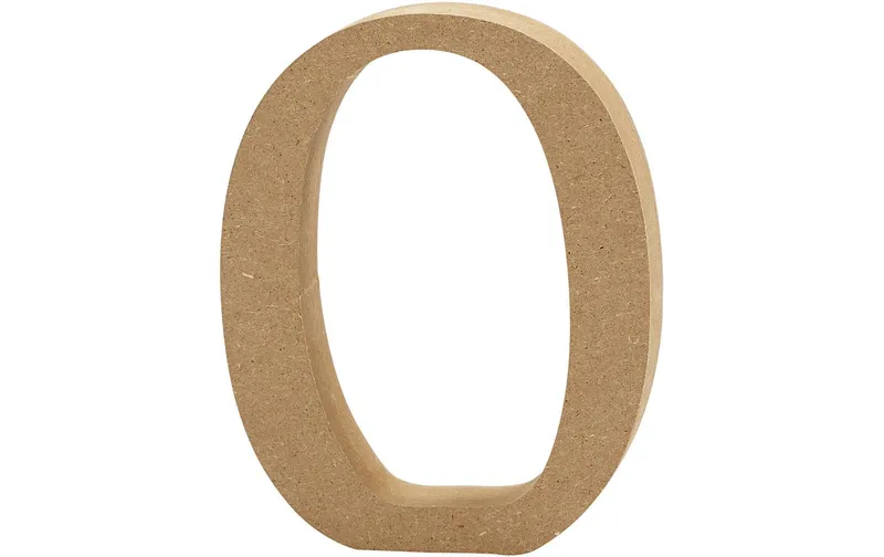 Creativ Company Holzbuchstabe O 1 pièces