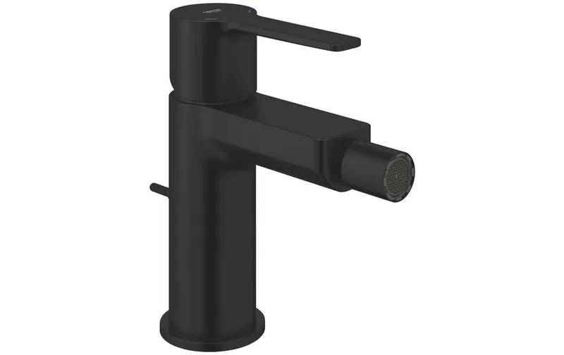 GROHE Lineare Mattschwarz S-Size mit Ablaufgarnitur