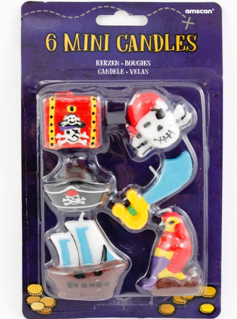 Figurenkerzen Piraten mini