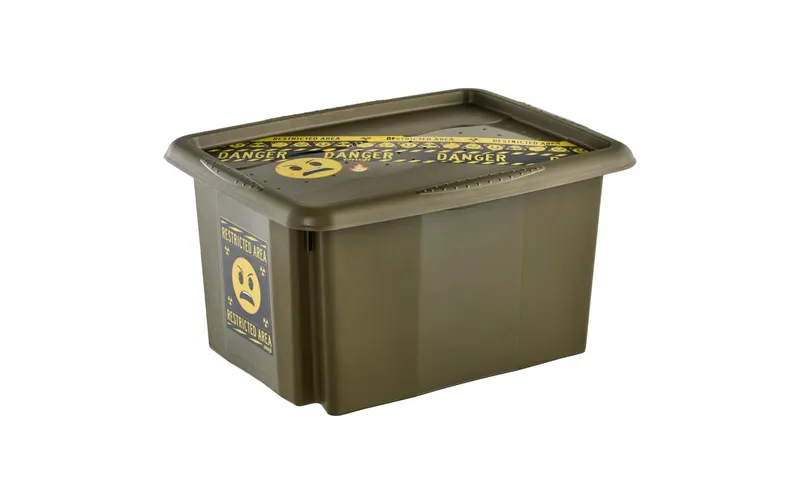 keeeper Karolina Boîte de rangement 15 l plastique olive