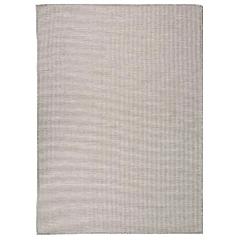 Outdoor-Teppich Flachgewebe 200x280 cm Hellgrau
