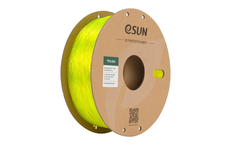 eSun Filament TPU-95A Gelb 1.75 mm 1 kg