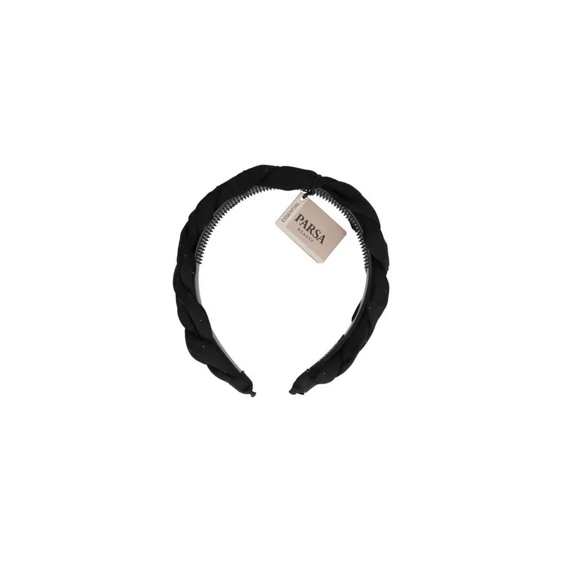 Parsa Beauty Haarreif geflochten, Strasssteine nero