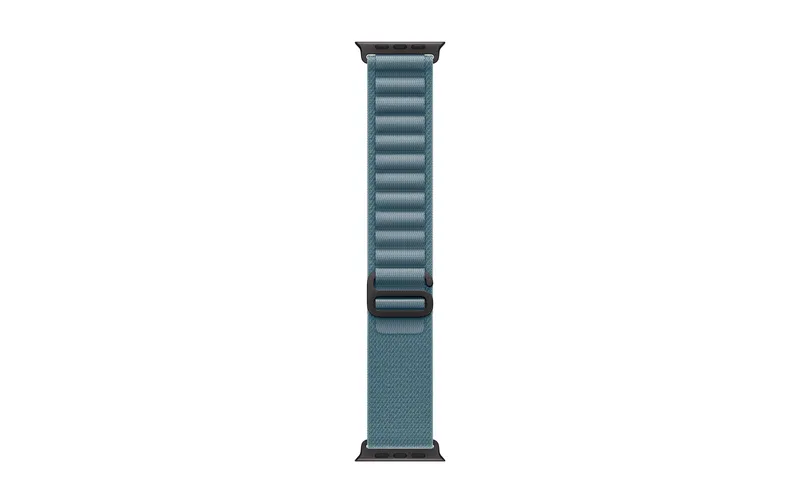 Apple Alpine Loop 49 mm Light Blue Black Titanium Medium