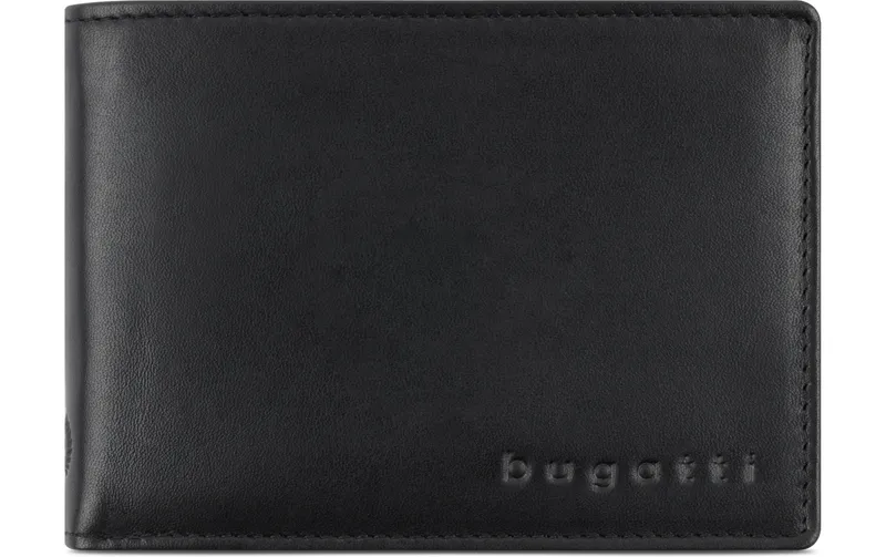 Bugatti Portemonnaie Primo 12.5 cm, Schwarz