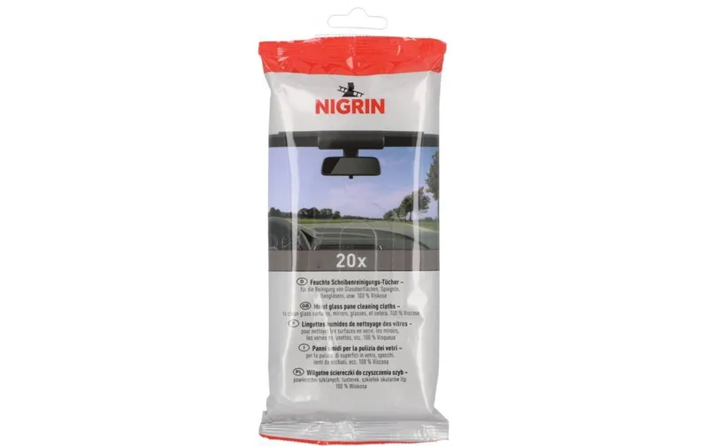 NIGRIN Scheibenreinigungs-Tücher 20 pezzi