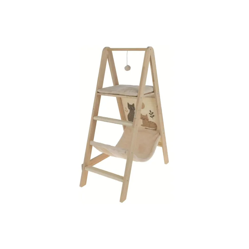 Kerbl Kletterturm beige 104 x 75 x 39.5 cm