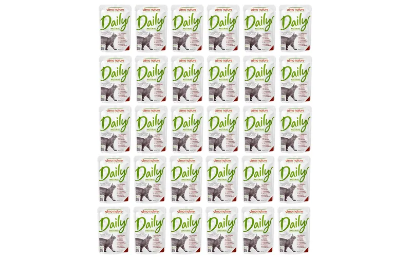 Almo Nature Nassfutter Daily avec Ente et Huhn 30 x 70g