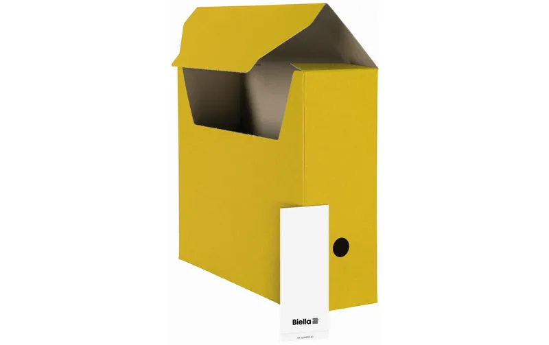 Biella Archivschachtel A4 Gelb, 10 pezzi