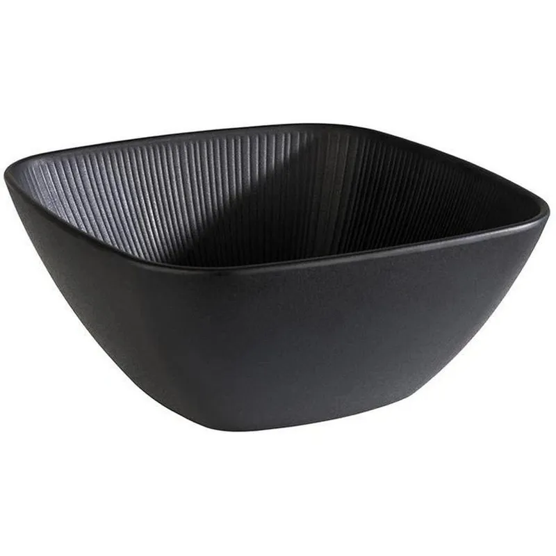 APS Schale Nero Schale 25 x 25 cm H11 cm Melamin schwarz Schwarz