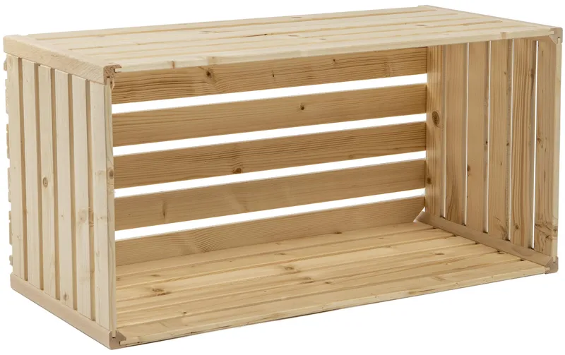 Holz Zollhaus Holzharasse A 70 x 35 cm schweizer Holz