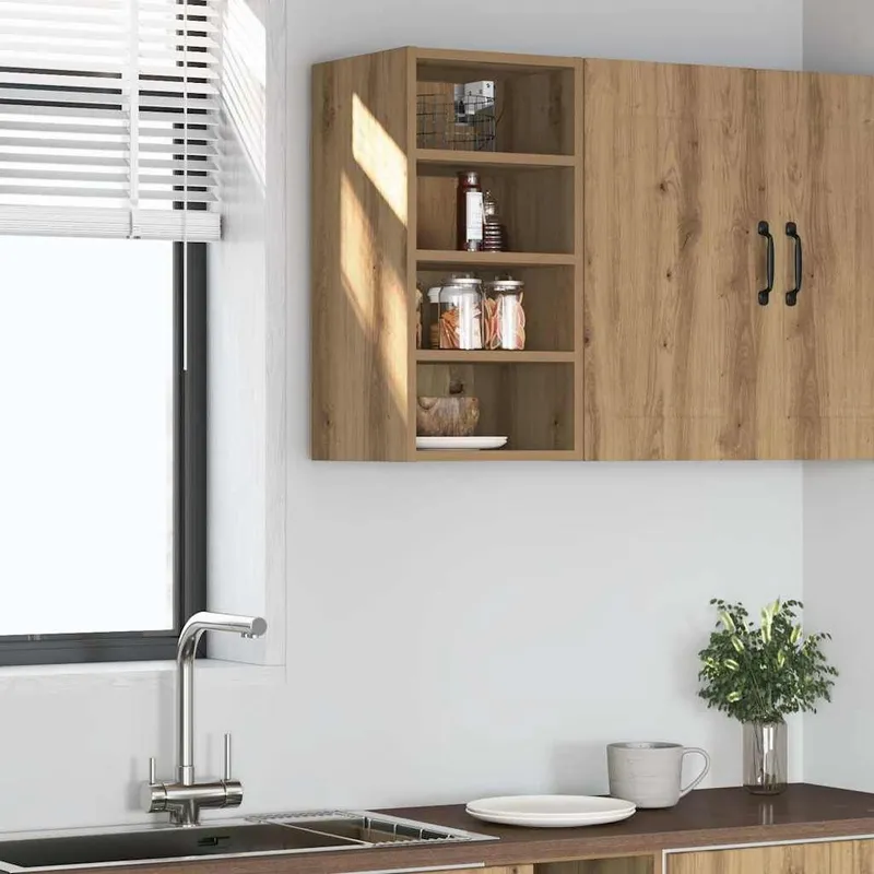 Armoire suspendue "Riga" Chêne artisanal 30 x 29,5 x 60 cm Bois d'ingénierie