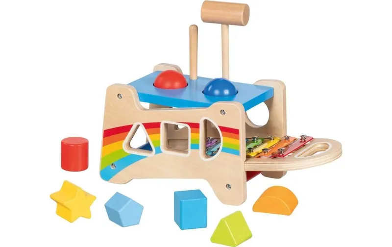 Goki Hammerbank mit Xylophon und Sortierfunktion 21.5 x 13.8 cm