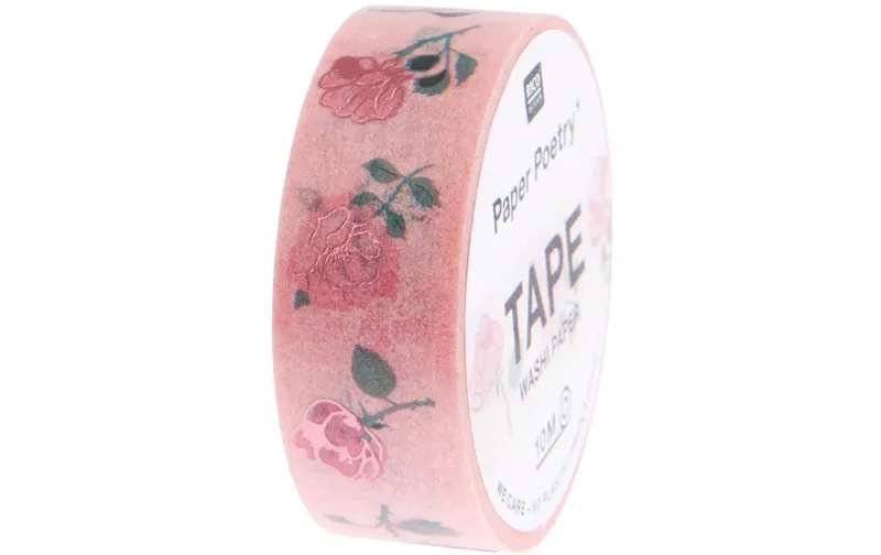 Rico Design Washi Tape Rosen Pink