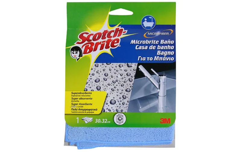 Scotch-Brite Mikrofaser-Reinigungstuch Scotch-Brite Bad Tuch bleu