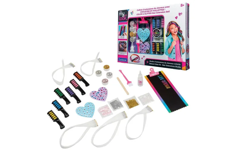 Cra-Z-Art Deluxe Color FX Hair Extensions Studio Kunststoff Mehrfarbig