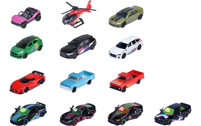 Majorette Neon Racer 94 Giftpack multicolore, 1:64